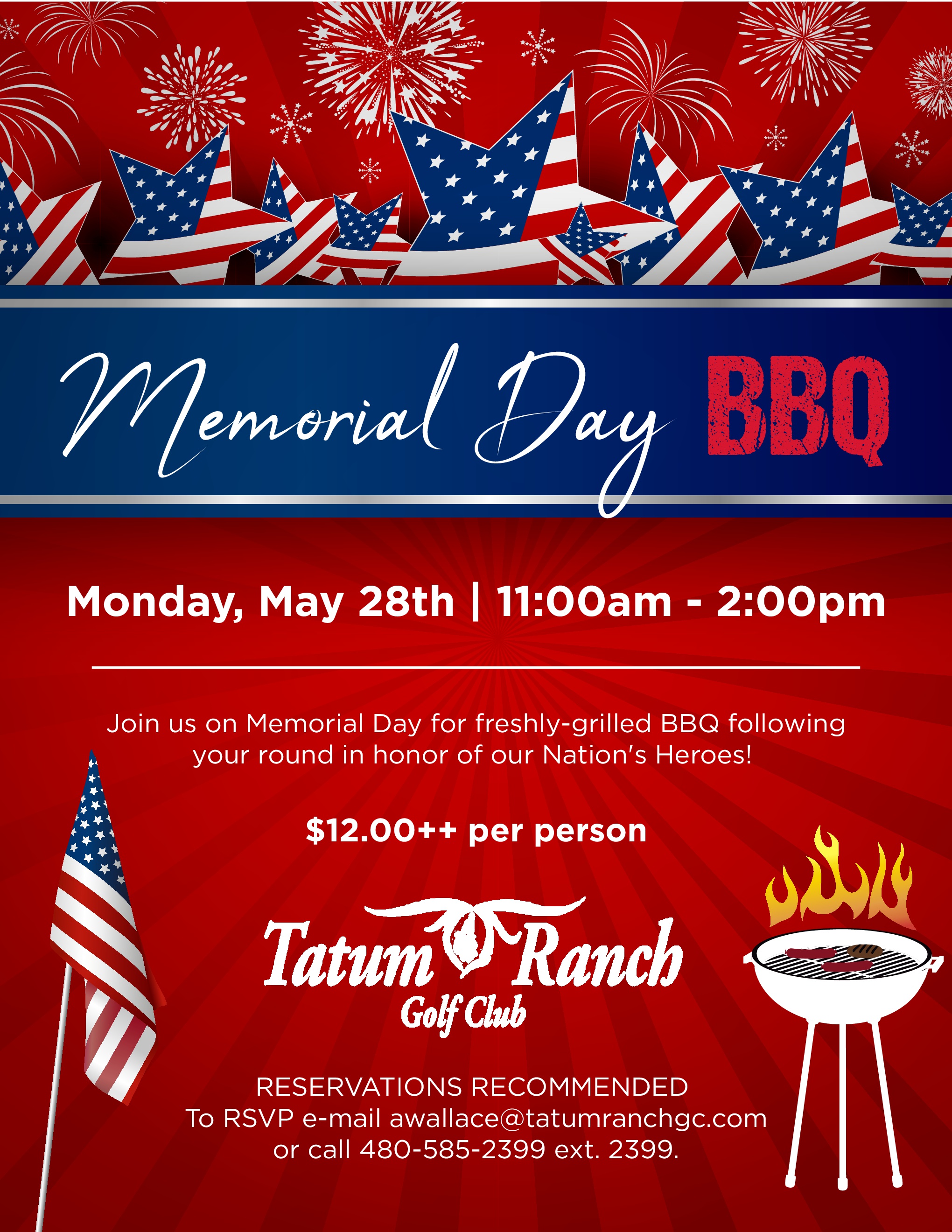 Memorial Day BBQ Tatum Ranch Golf Club 20180528